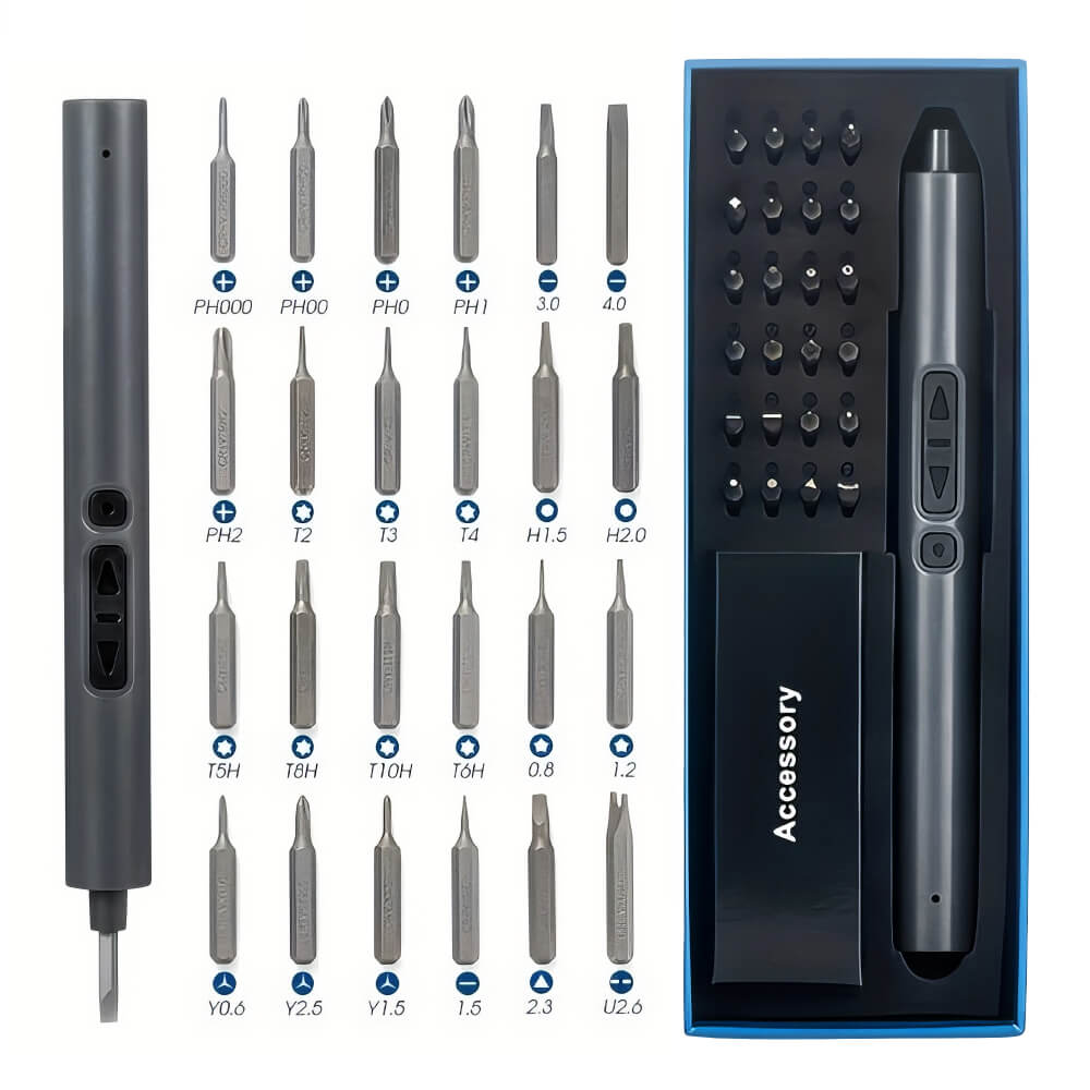 Cordless Mini Electric Screwdriver Set 28-in-1 Precision Tool