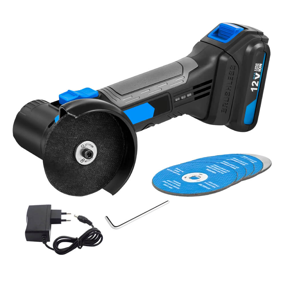 Brushless 12V Mini Cordless Angle Grinder – Handheld