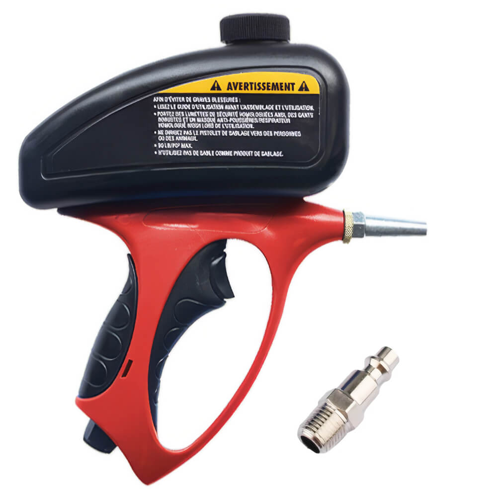 Portable Handheld Gravity Sandblaster Rust Paint and Stain Removal Tool